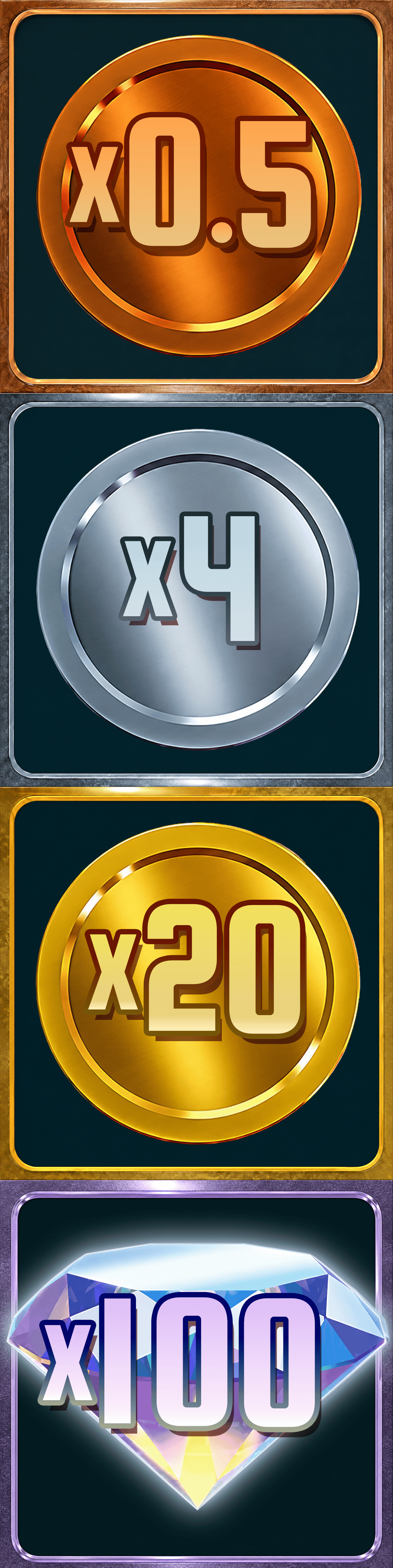 In and Out Heist Mode coins and diamond multiplier values